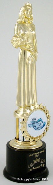 Pageant Logo Trophy Medium - Schoppy's Since 1921