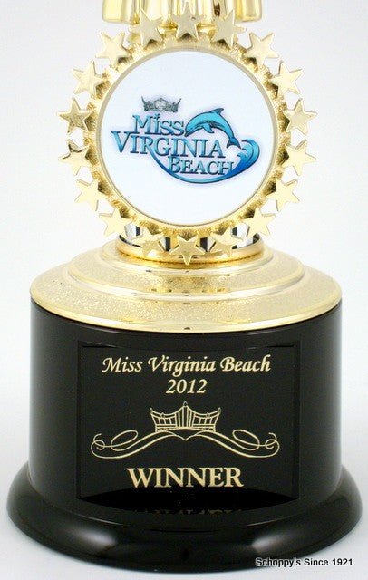 Pageant Logo Trophy Medium - Schoppy's Since 1921