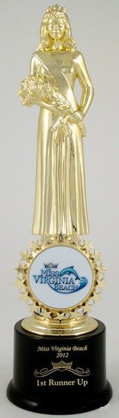 Pageant Logo Trophy Medium - Schoppy's Since 1921