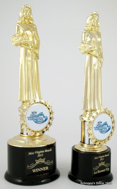 Pageant Logo Trophy Medium - Schoppy's Since 1921