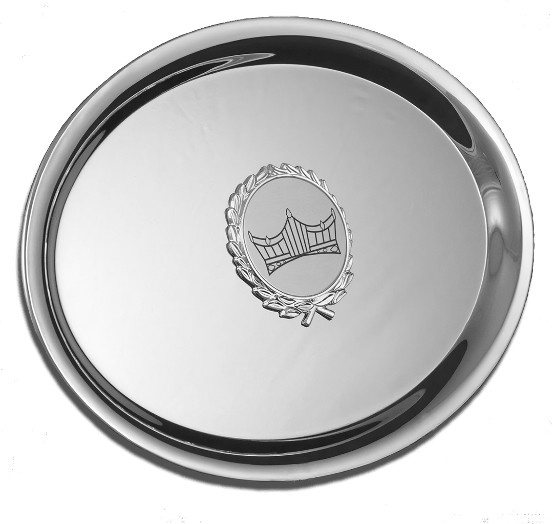 Pageant Oval Nickel Plated Tray - Schoppy&