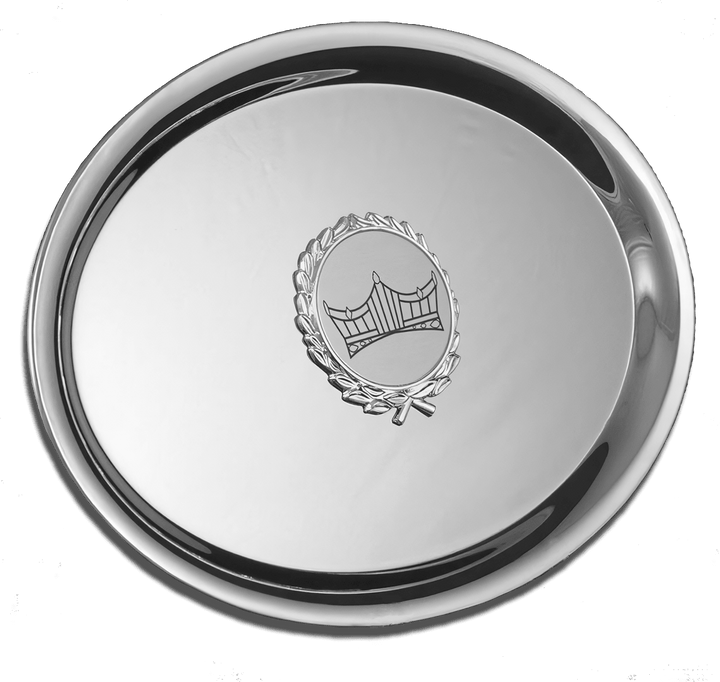 Pageant Oval Nickel Plated Tray - Schoppy&