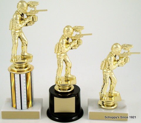 Paintball Trophy on Round Base-Trophies-Schoppy's Since 1921