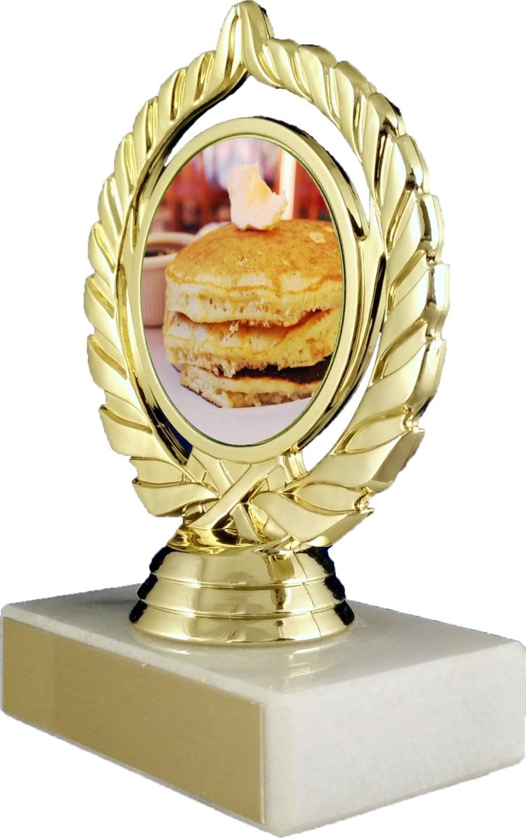 Pancake Logo Trophy - Schoppy's Since 1921