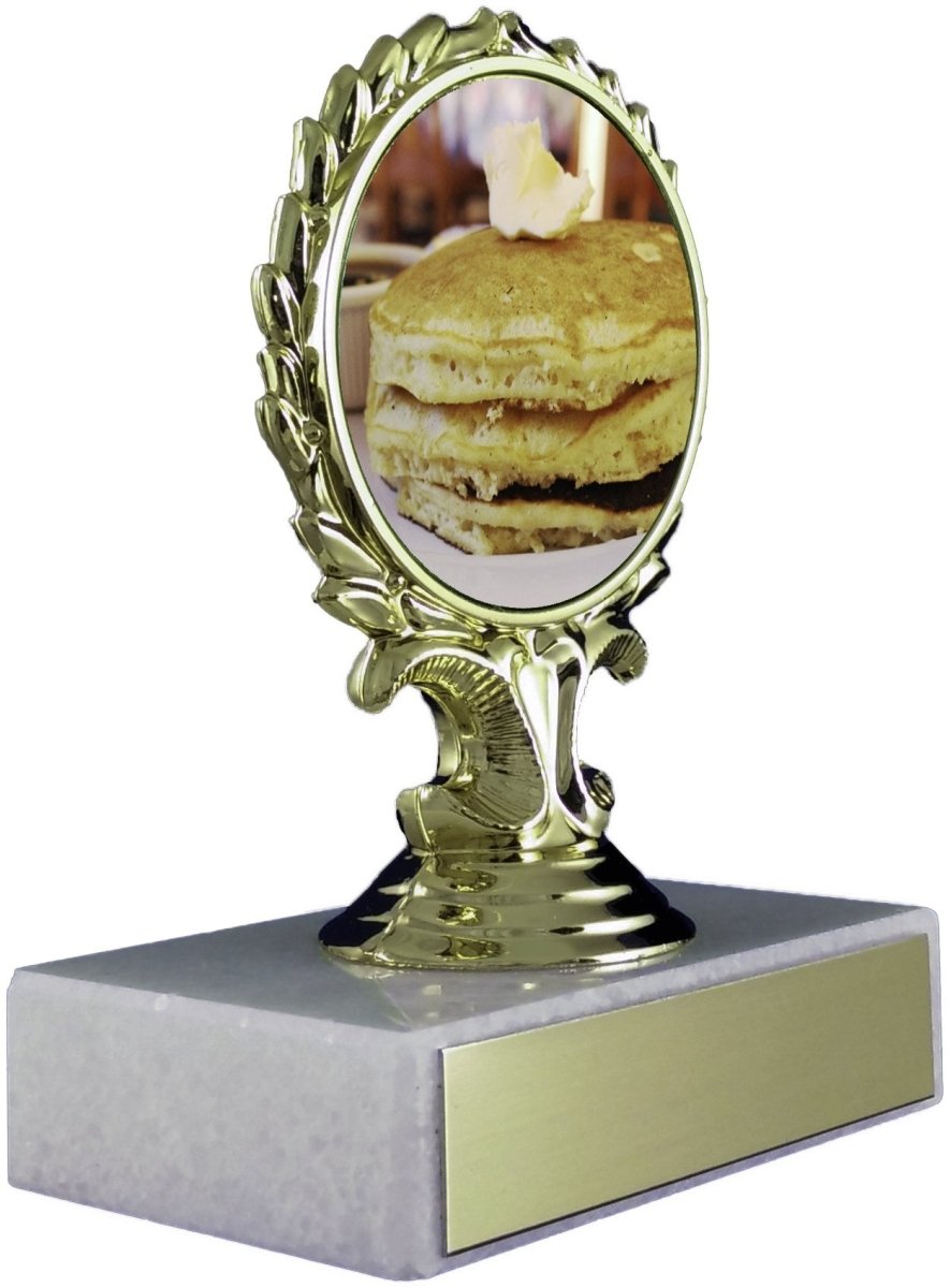 Pancake Logo Trophy - Schoppy's Since 1921