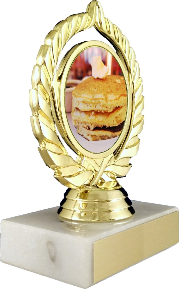 Pancake Logo Trophy - Schoppy's Since 1921