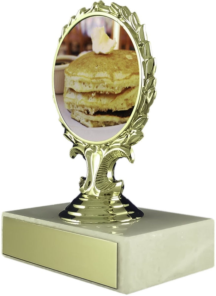 Pancake Logo Trophy - Schoppy's Since 1921