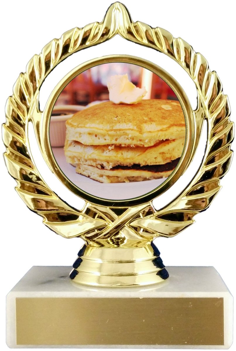 Pancake Logo Trophy - Schoppy's Since 1921