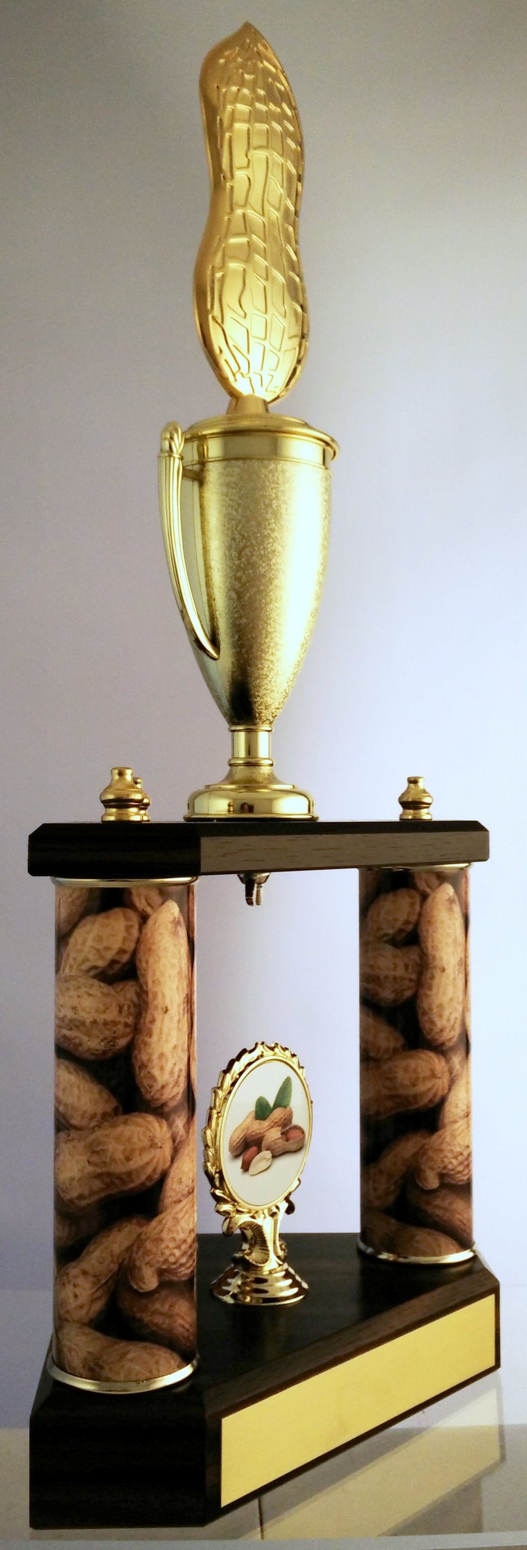 Three Column Metal Peanut Cup Trophy-Trophy-Schoppy's Since 1921