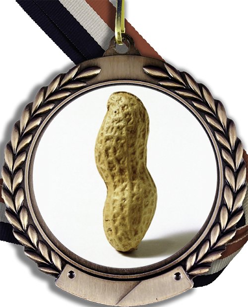 Peanut Logo Medal - Schoppy's Since 1921