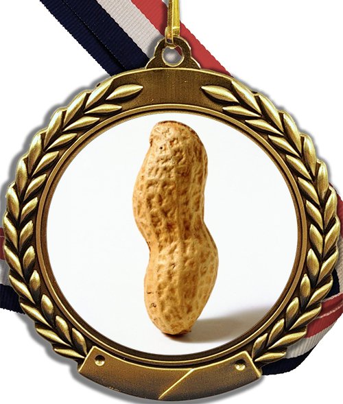 Peanut Logo Medal - Schoppy's Since 1921