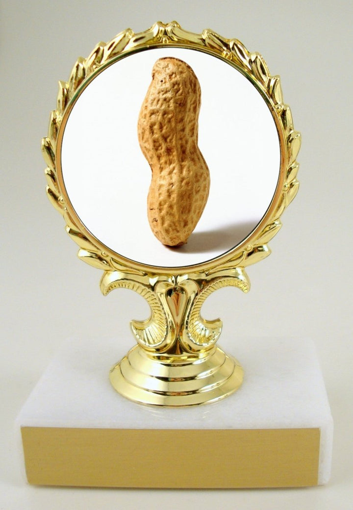 Peanut Logo Trophy On Flat Marble - Schoppy's Since 1921