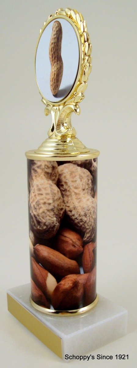 Peanut Trophy With Custom Column - Schoppy's Since 1921