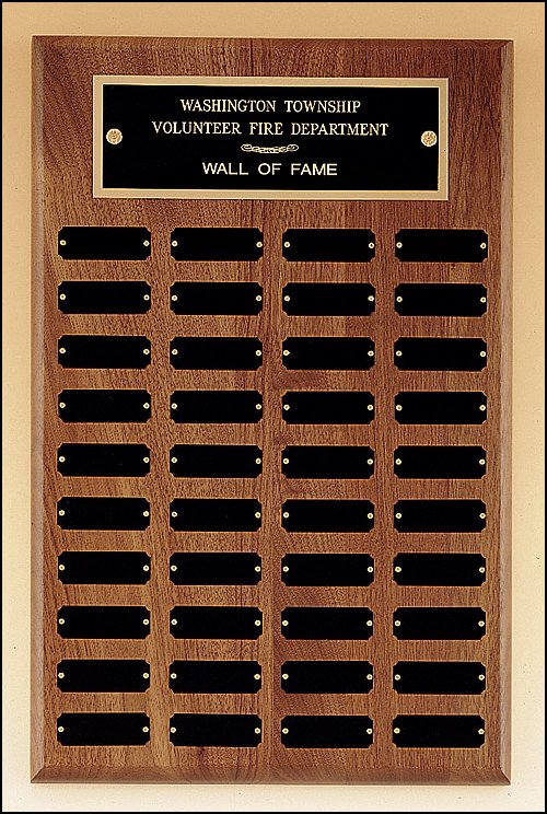 American Perpetual Plaque With 40 Black Brass Plates - Schoppy's Since 1921