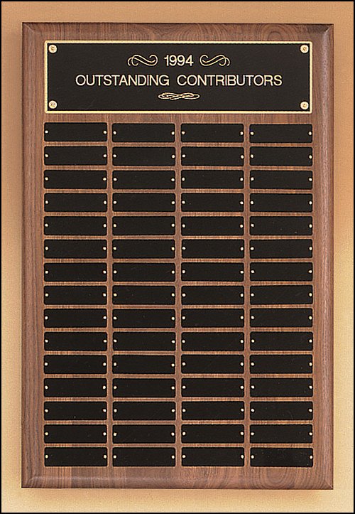 American Perpetual Plaque With Black Brushed Brass Plates - Schoppy's Since 1921