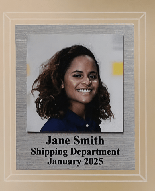 Photo Plate Update for Frosted Acrylic Stand Off Multiple Photo Plaque - Schoppy's Since 1921