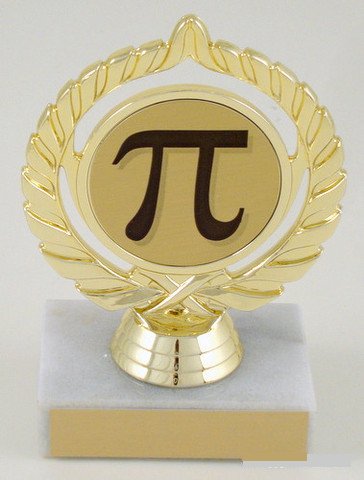 Pi Math Logo Trophy-Trophies-Schoppy's Since 1921