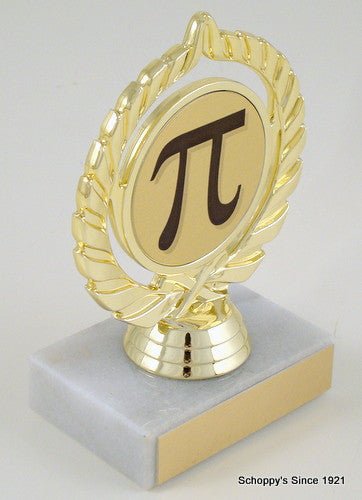 Pi Math Logo Trophy - Schoppy's Since 1921