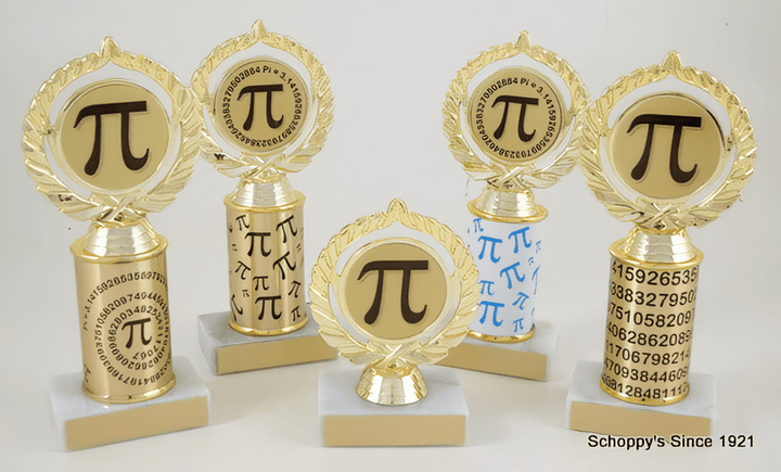 Pi Trophy - Your Choice of Logo &amp; Column - Schoppy&