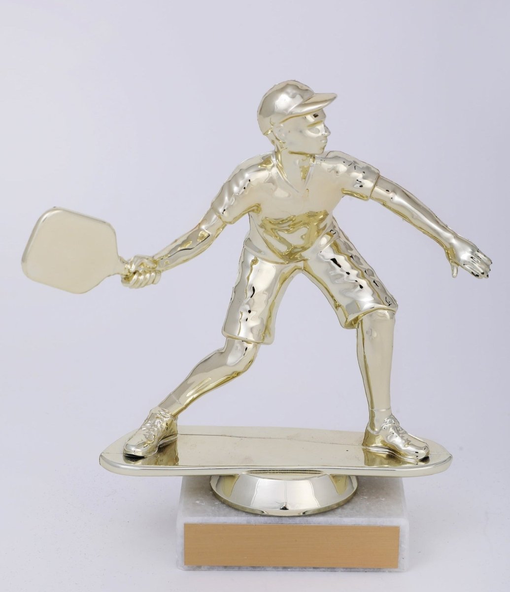 Pickleball Player Trophy On Marble Base - Schoppy's Since 1921