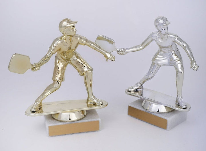 Pickleball Player Trophy On Marble Base - Schoppy's Since 1921