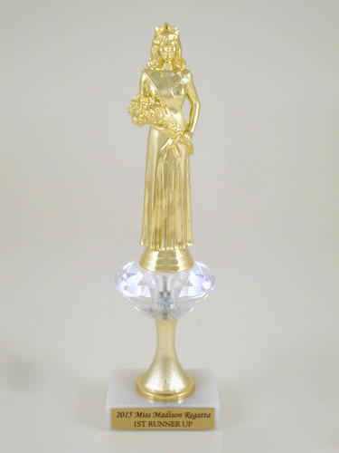 Diamond Riser Beauty Queen Trophy