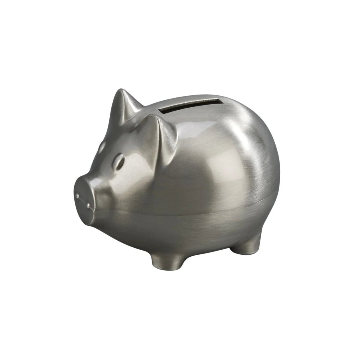Piggy Bank Pewter Finish - Schoppy's Since 1921