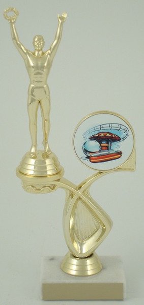 Pinball Trophy with Logo in Offset - Schoppy's Since 1921