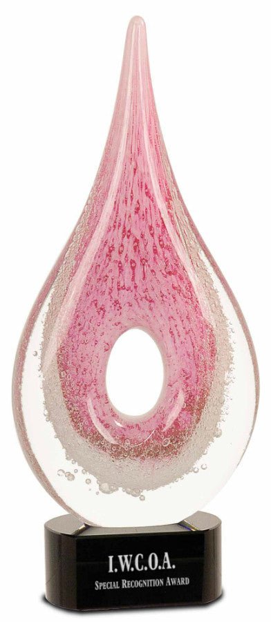 Pink Window Raindrop Glass Piece - Schoppy's Since 1921