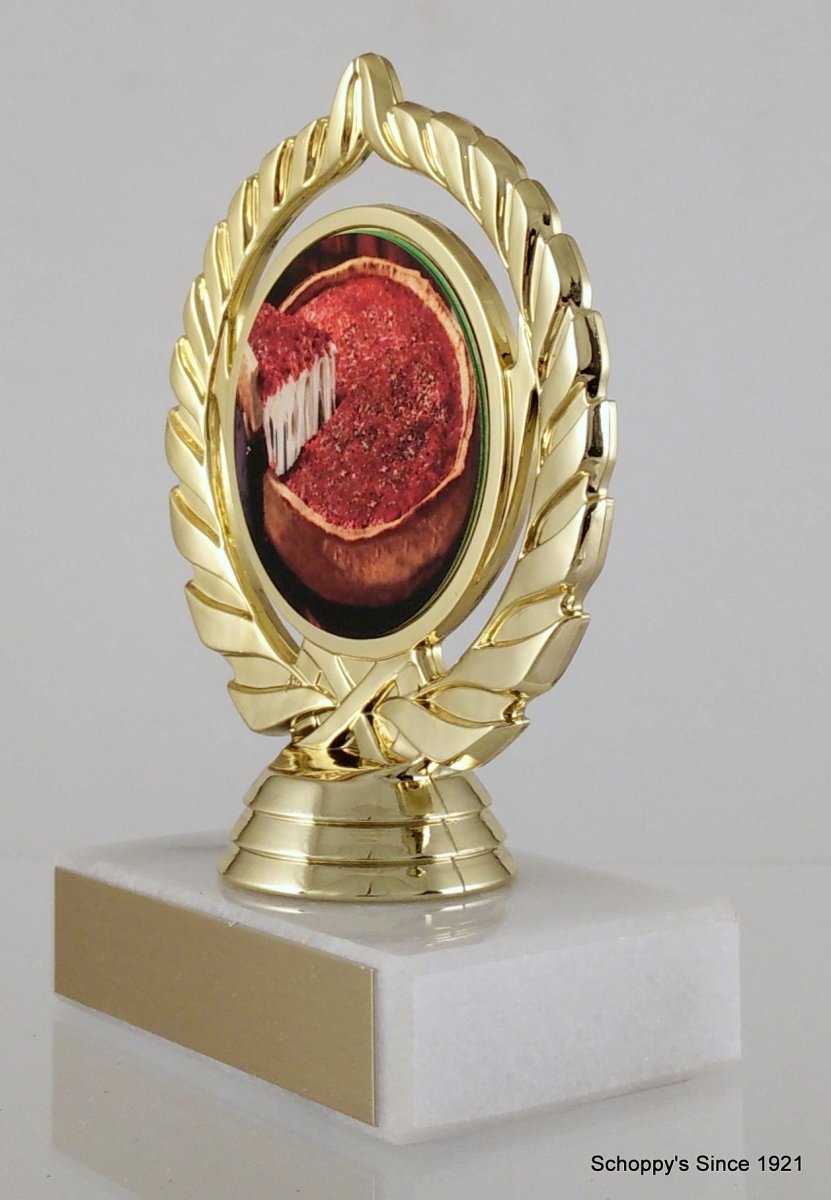 Pizza Logo Trophy - Schoppy's Since 1921