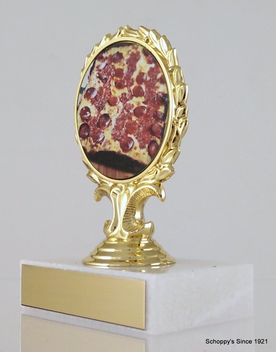 Pizza Logo Trophy - Schoppy's Since 1921