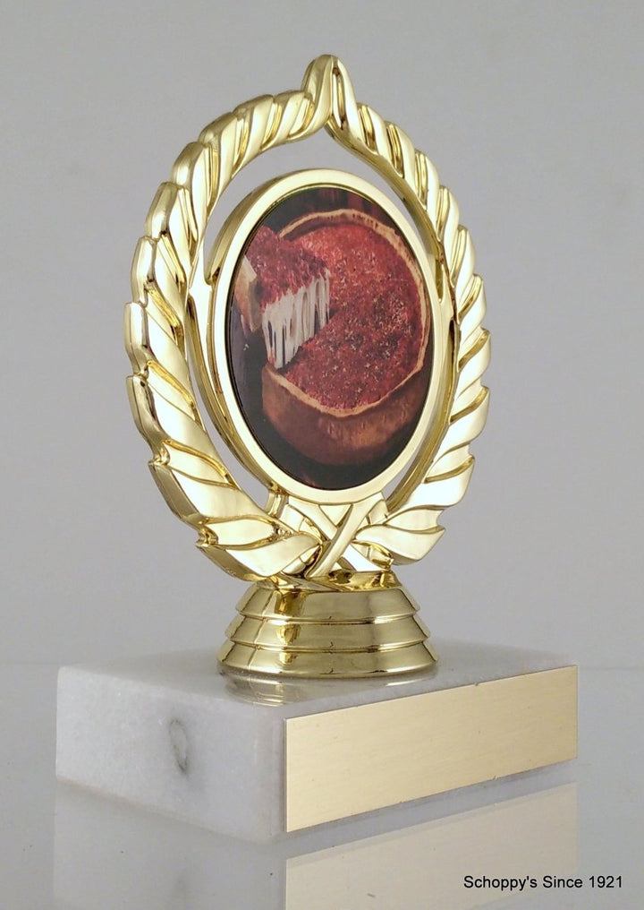 Pizza Logo Trophy - Schoppy's Since 1921