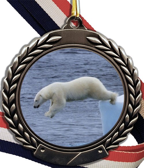 Polar Bear Plunge Logo Medal - Schoppy's Since 1921