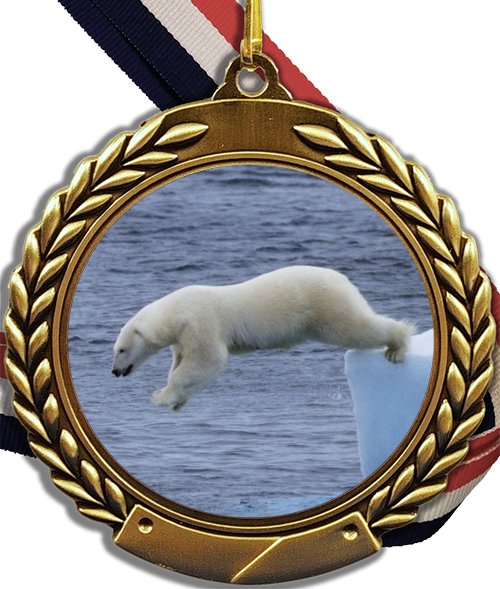 Polar Bear Plunge Logo Medal - Schoppy's Since 1921