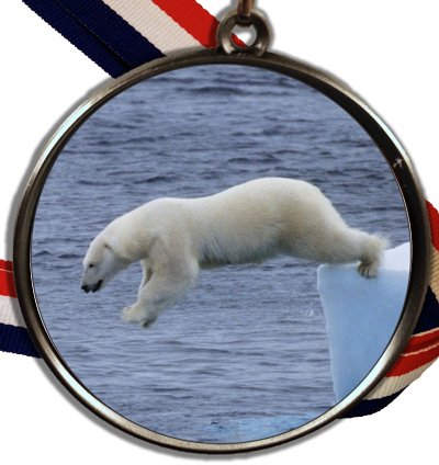 Polar Bear Plunge Logo Medal - Schoppy's Since 1921