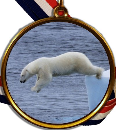 Polar Bear Plunge Logo Medal - Schoppy's Since 1921