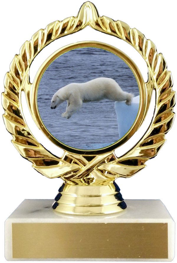 Polar Bear Plunge Logo Trophy - Schoppy's Since 1921