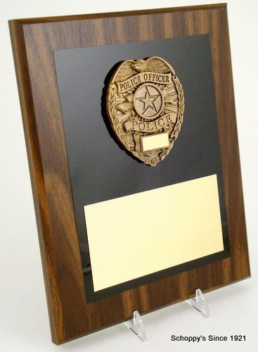 Police Badge Plaque - Schoppy's Since 1921