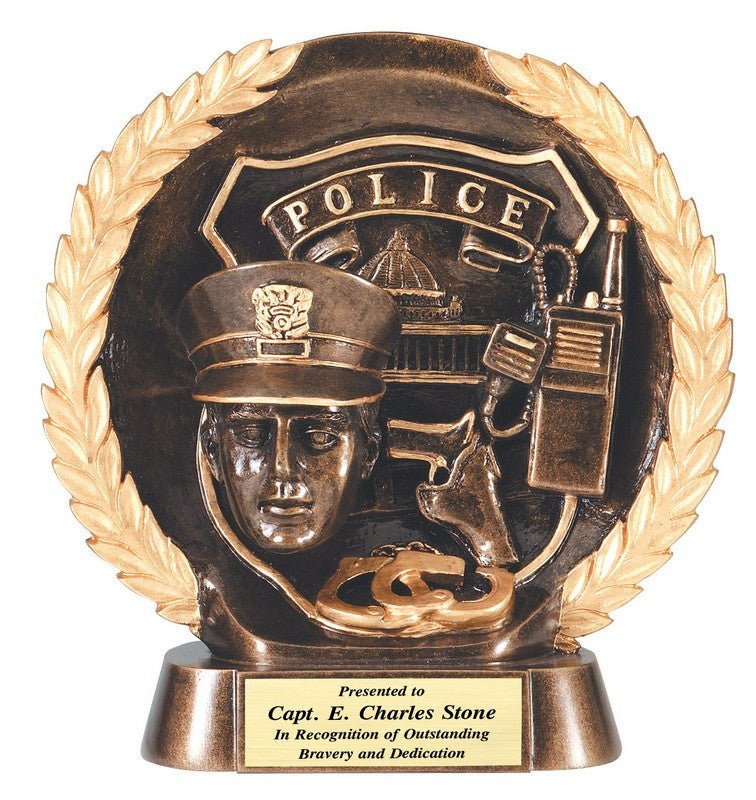 Police Resin Plate - Schoppy's Since 1921
