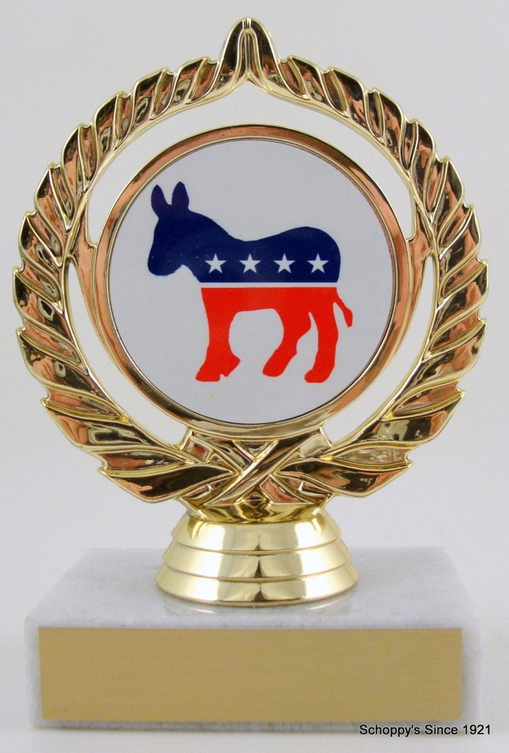 Political Animal Logo Trophy - Schoppy's Since 1921