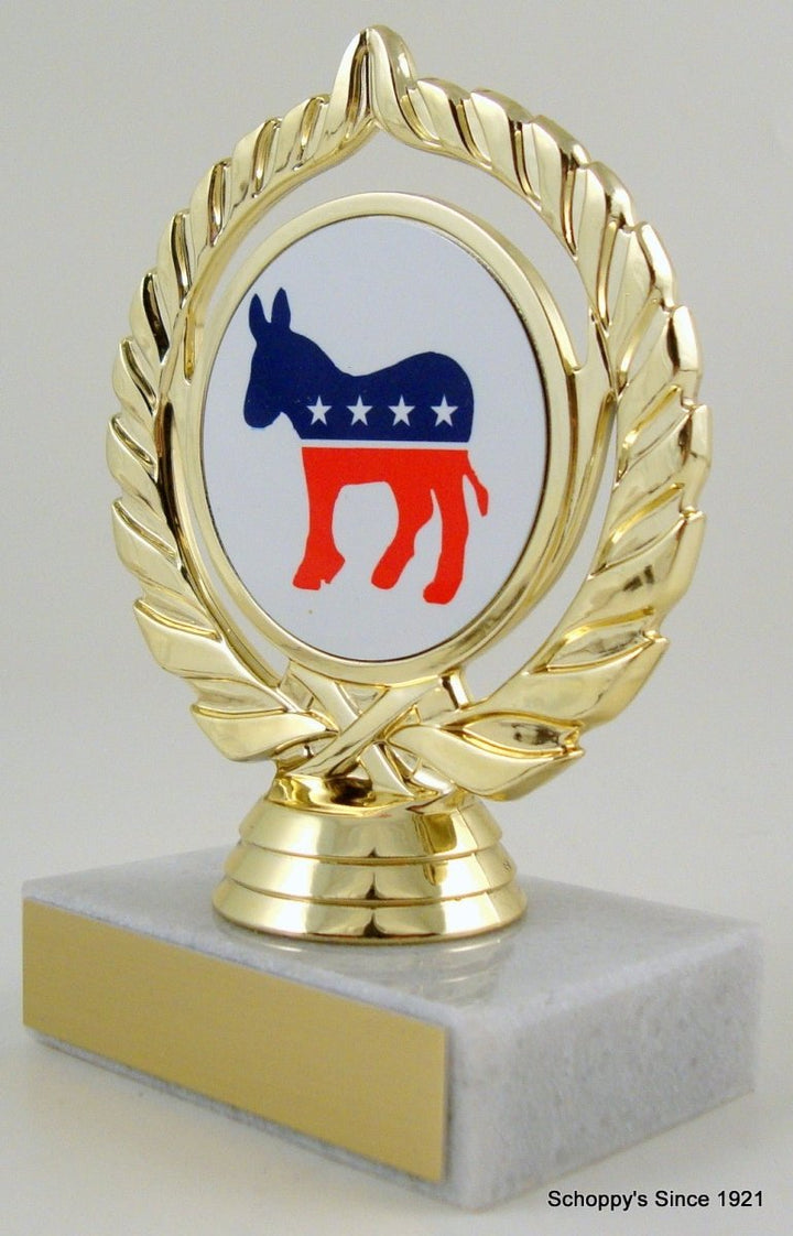 Political Animal Logo Trophy - Schoppy's Since 1921