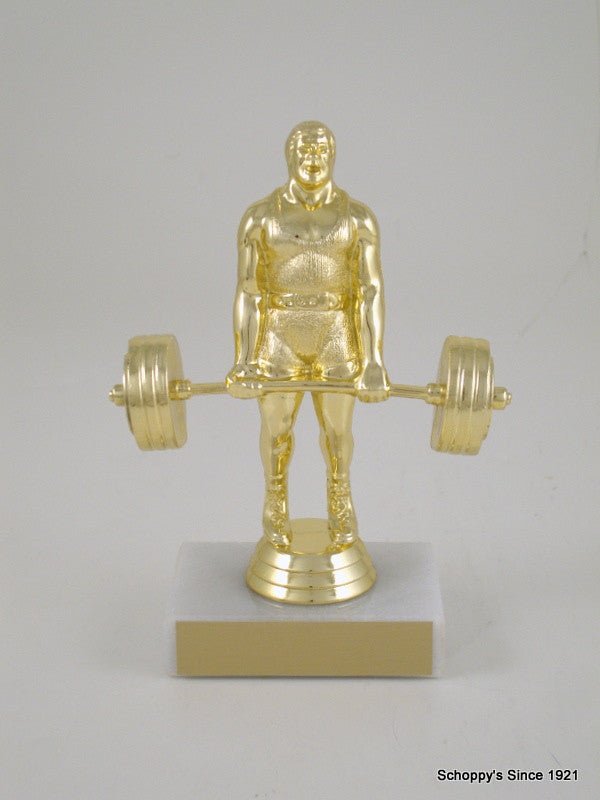 Power Lifter Trophy on Marble Base - Schoppy's Since 1921