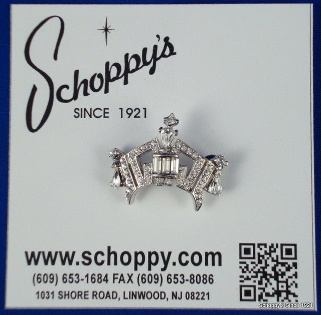 Premium Rhinestone Crown Pin - Medium - Schoppy's Since 1921