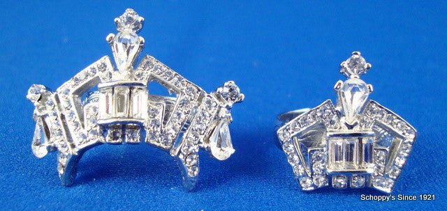 Premium Rhinestone Crown Pin - Medium - Schoppy's Since 1921