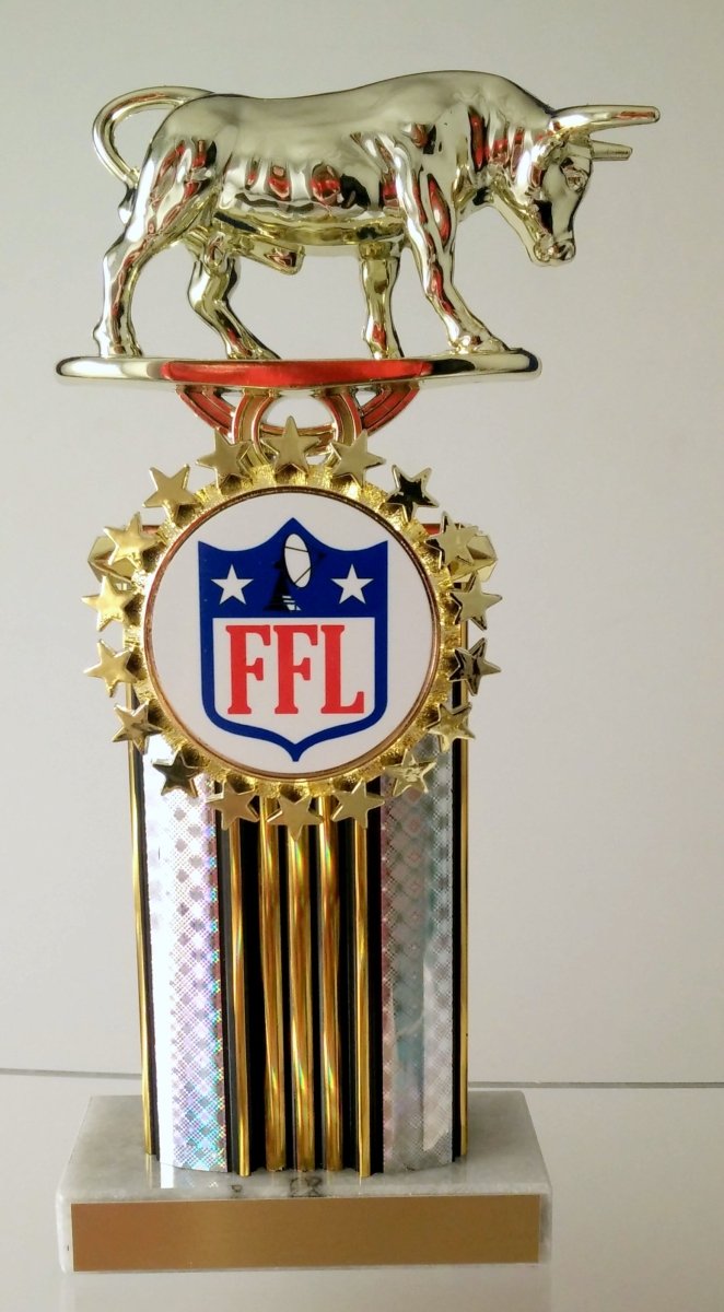 Raging Bull Fantasy Football Trophy - Schoppy's Since 1921