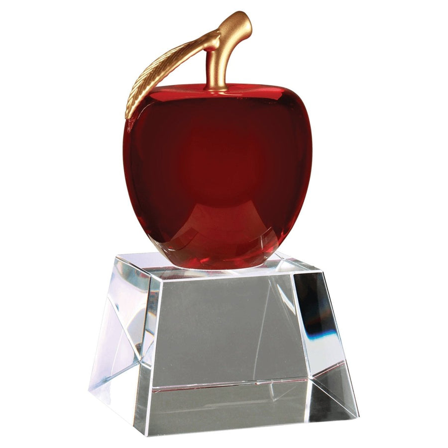 Red Crystal Apple with Clear Base - Schoppy's Since 1921