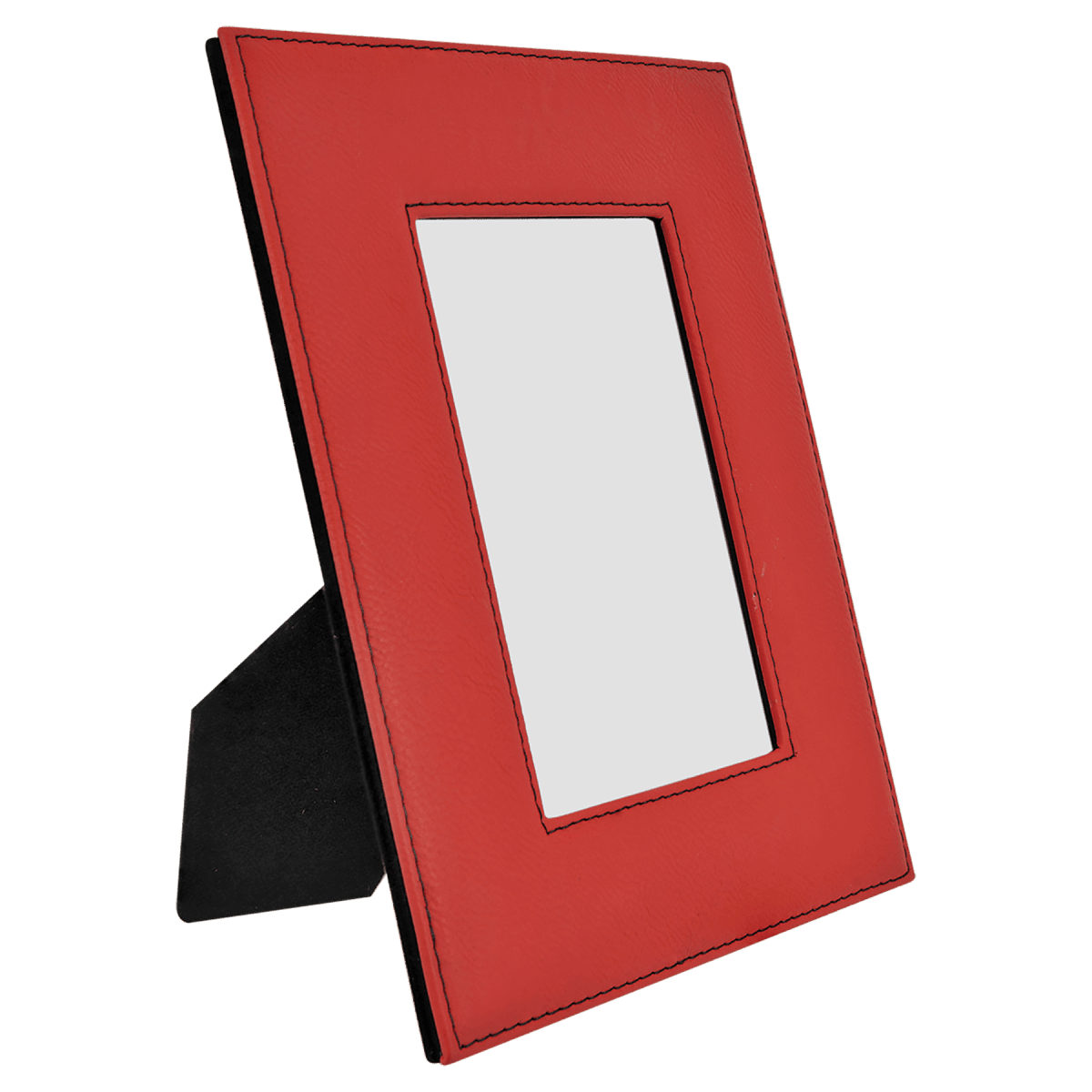 Red/Black Leatherette Photo Frame - in multiple sizes - Schoppy's Since 1921