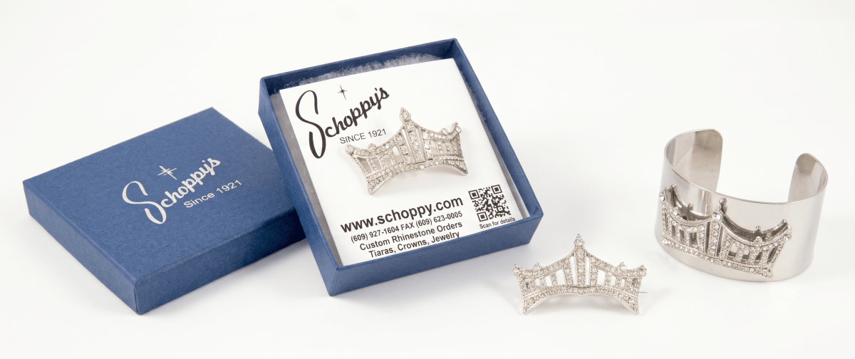 Rhinestone Crown Bracelet - Schoppy's Since 1921