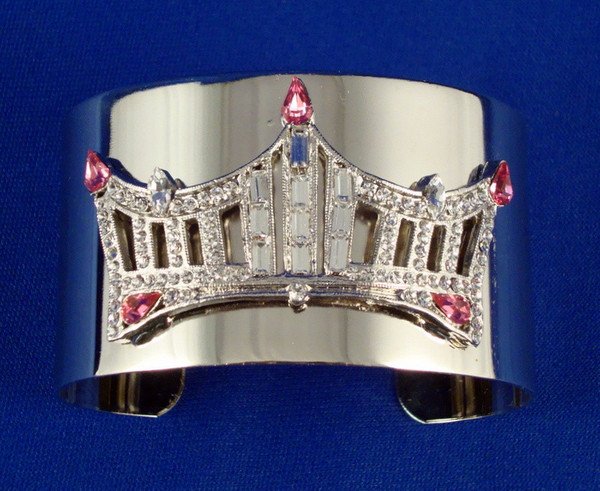 Rhinestone Crown Wrist Cuff - Schoppy's Since 1921