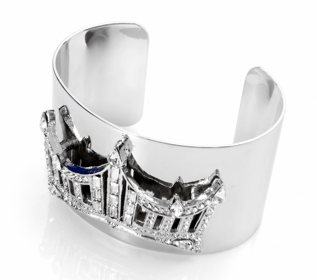Rhinestone Crown Wrist Cuff - Schoppy&